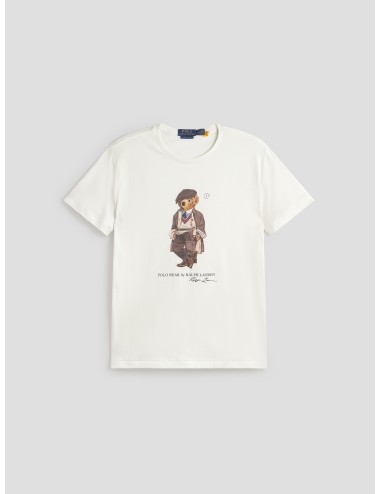 Camiseta Polo Bear blanca de Polo Ralph Lauren para hombre - MARFRANC