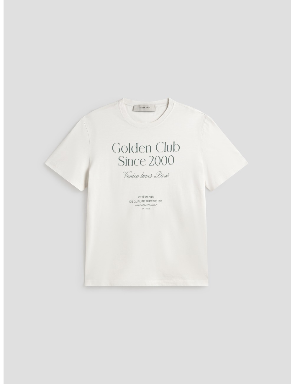 Camiseta blanca de Golden Goose para hombre - MARFRANC