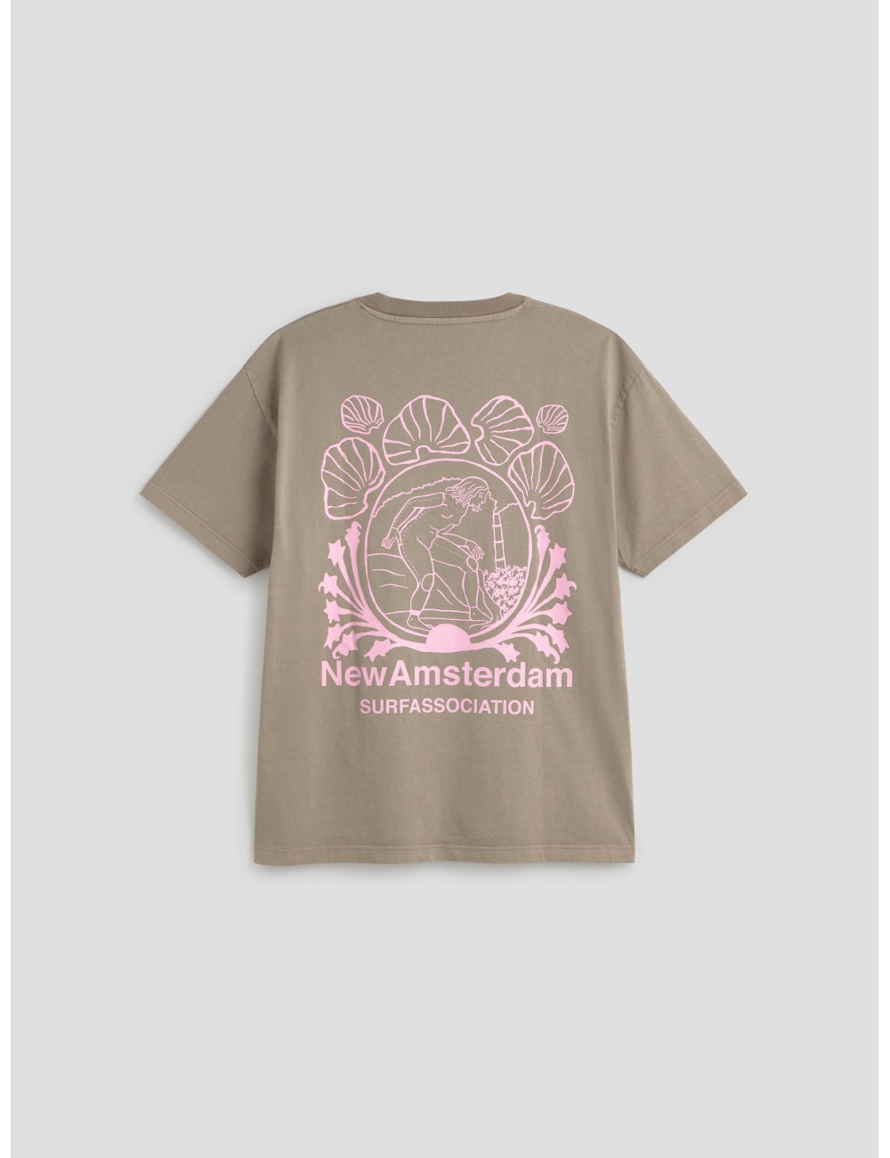 Camiseta Lost Surfer de New Amsterdam Studios en color gris - MARFRANC Camiseta Lost Surfer de New Amsterdam Studios en color gris - MARFRANC
