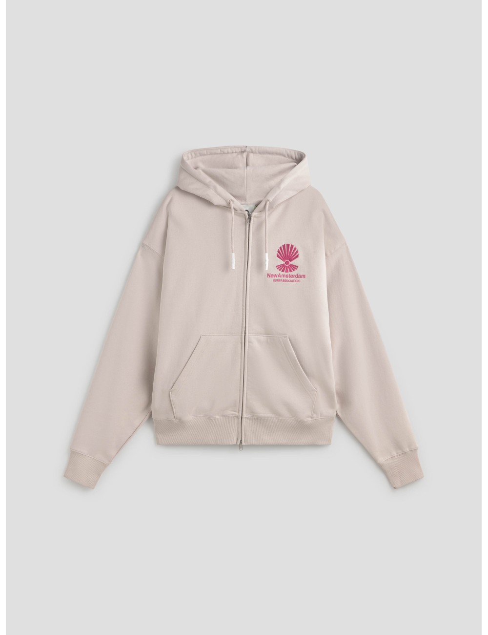 Sudadera logo zip-up de New Amsterdam Studios en beige - MARFRANC Sudadera logo zip-up de New Amsterdam Studios en beige - MARFRANC