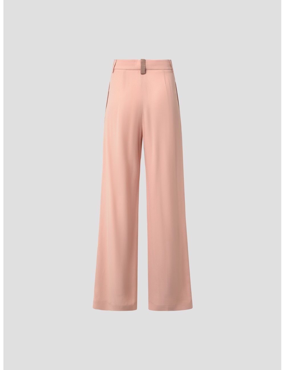 Pantalón ancho para mujer de la firma Fabiana Filippi en delicado tono rosa - MARFRANC
