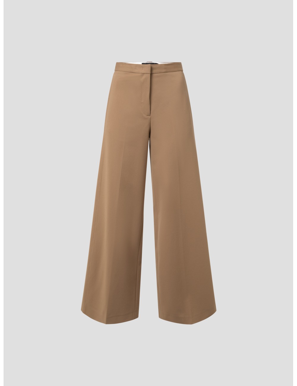 Pantalón ancho para mujer de la firma Fabiana Filippi en un sofisticado tono marrón - MARFRANC Pantalón ancho para mujer de la firma Fabiana Filippi en un sofisticado tono marrón - MARFRANC