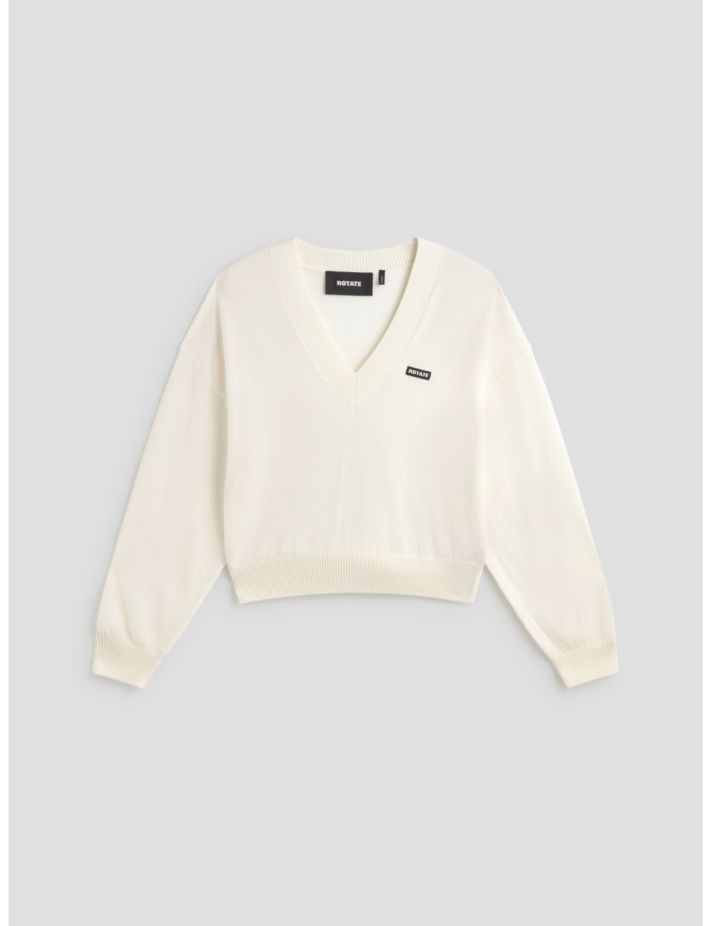 jersey blanco lana merino Rotate mujer - MARFRANC jersey blanco lana merino Rotate mujer - MARFRANC