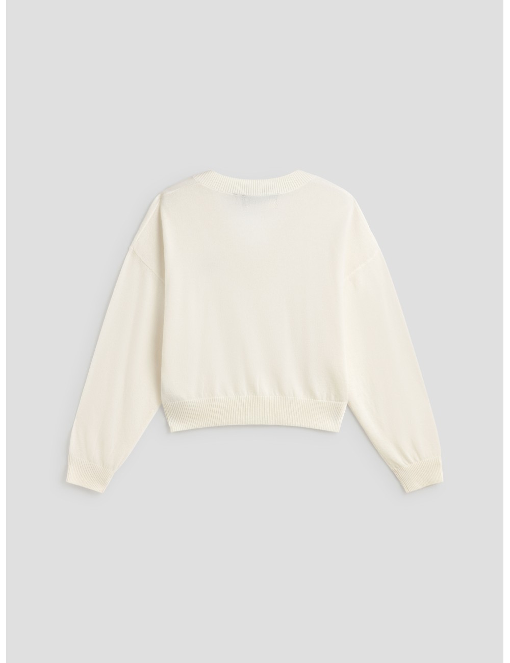 jersey blanco lana merino Rotate mujer - MARFRANC jersey blanco lana merino Rotate mujer - MARFRANC