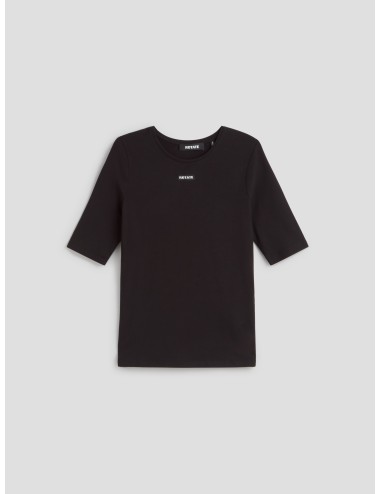 camiseta negra ROTATE manga corta mujer - MARFRANC