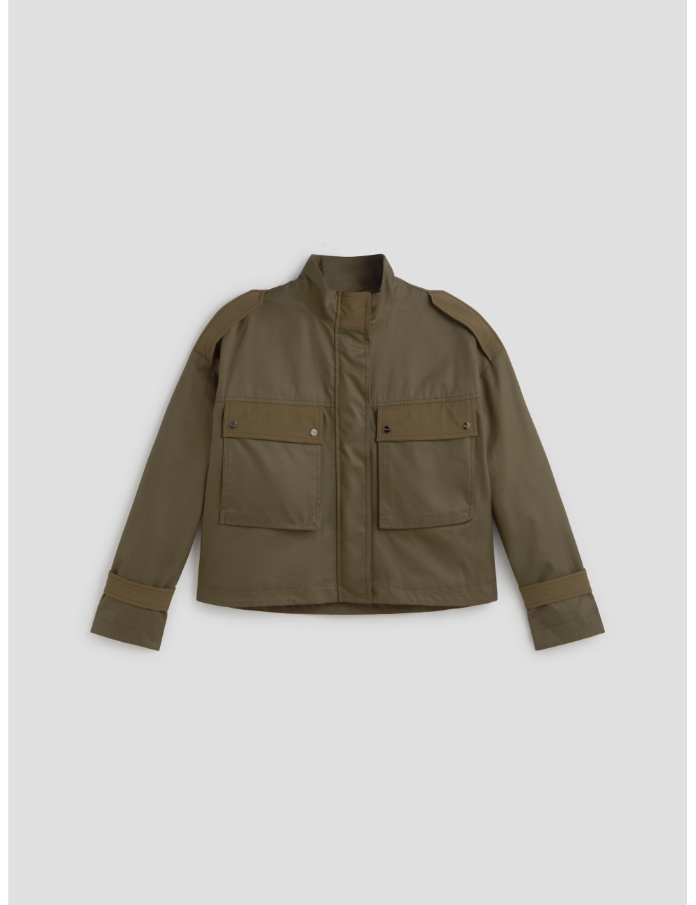 Abrigo de Herno en verde militar para mujer - MARFRANC Abrigo de Herno en verde militar para mujer - MARFRANC