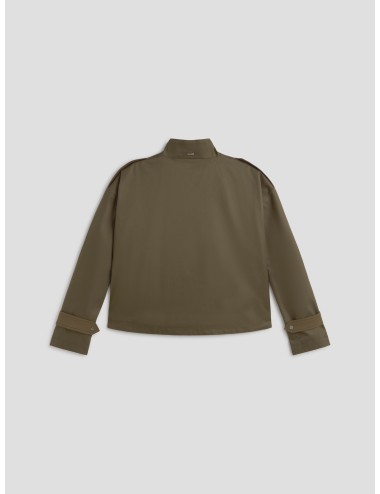 Abrigo de Herno en verde militar para mujer - MARFRANC