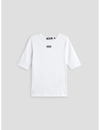 camiseta blanca ROTATE manga corta mujer - MARFRANC