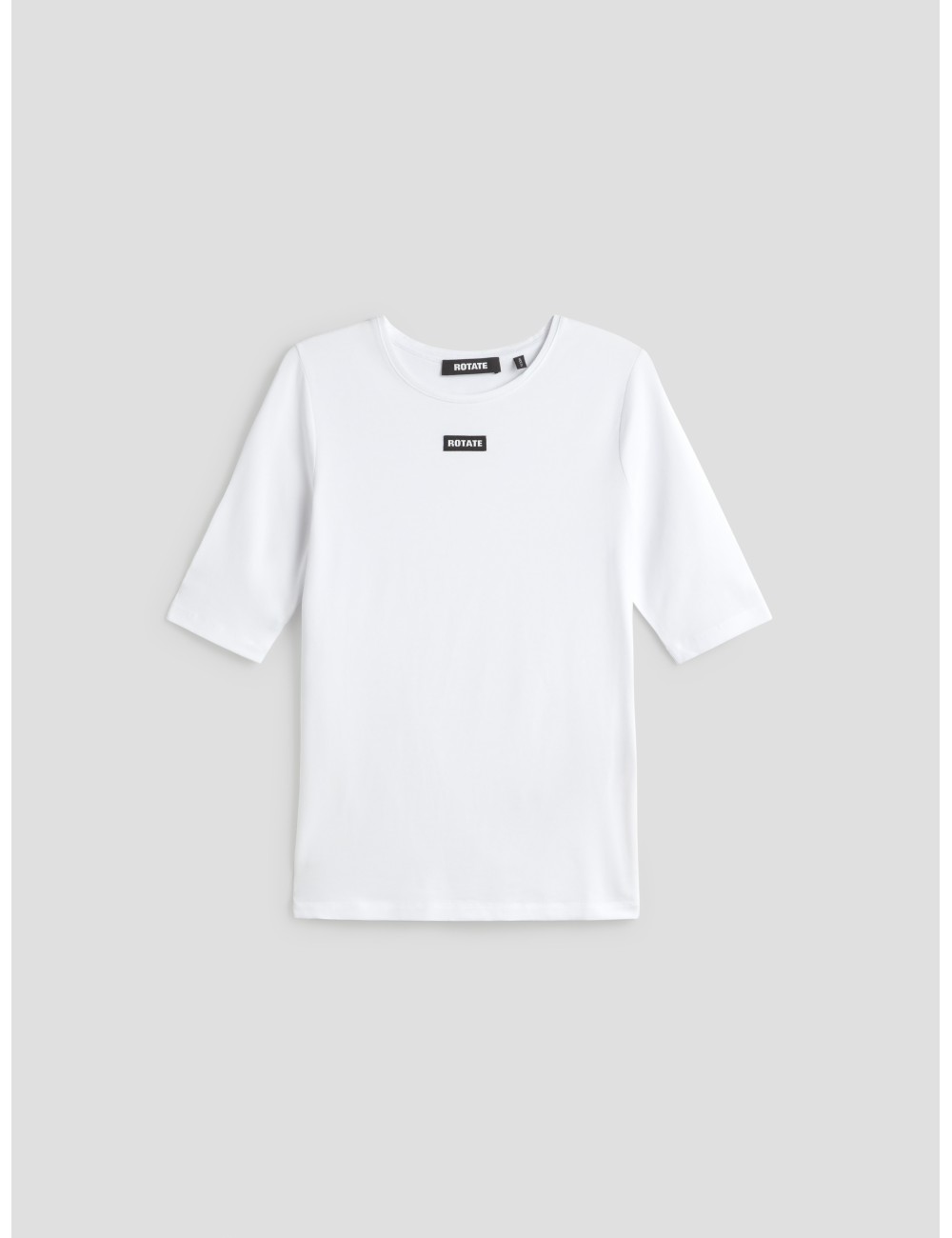 camiseta blanca ROTATE manga corta mujer - MARFRANC