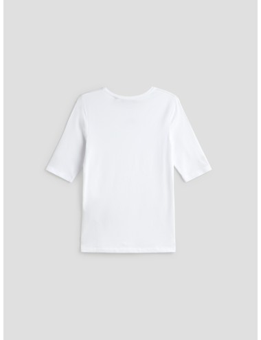 camiseta blanca ROTATE manga corta mujer - MARFRANC