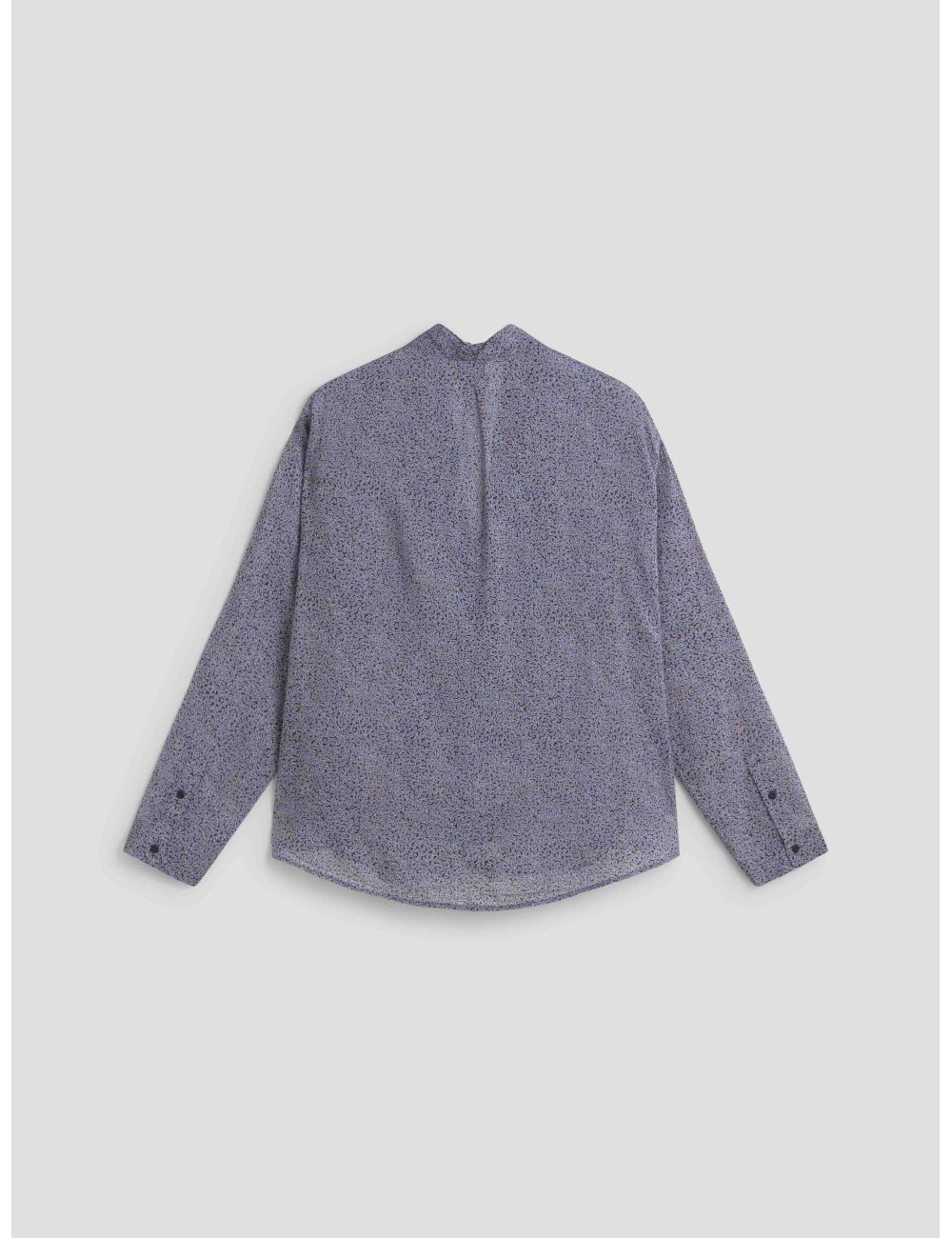camisa oversize raso multicolor forte_forte mujer - MARFRANC