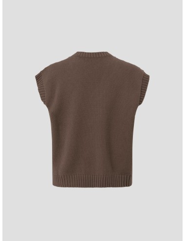 Chaleco de punto Crusca en marrón de Weekend MaxMara - MARFRANC