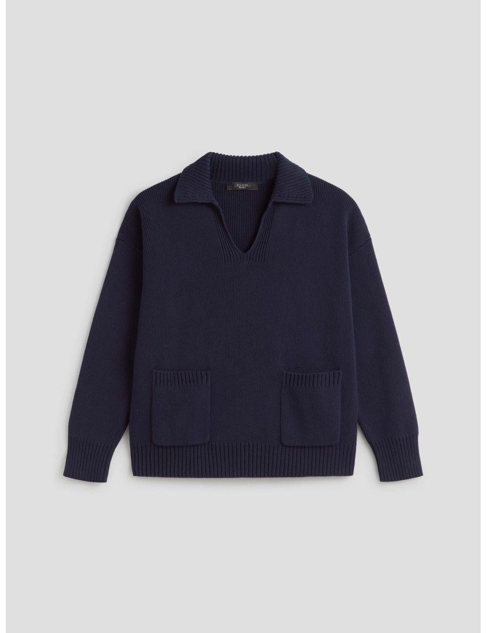 Jersey de punto Saloon en azul de Weekend MaxMara - MARFRANC