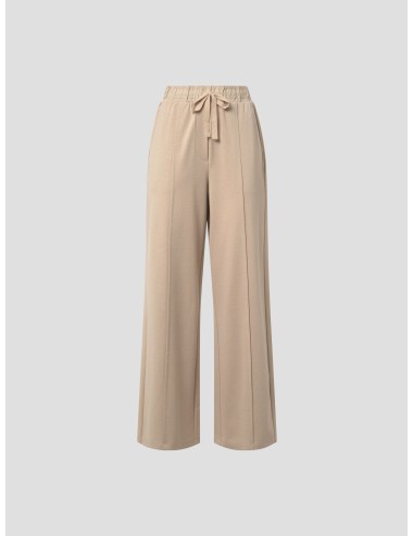 Pantalones Sub en marrón claro de Weekend MaxMara, diseñados para mujer que busca comodidad y estilo - MARFRANC
