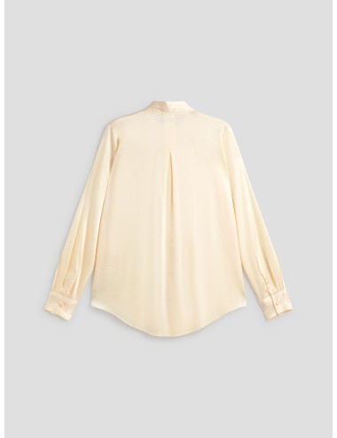 camisa de seda crema forte_forte mujer - MARFRANC