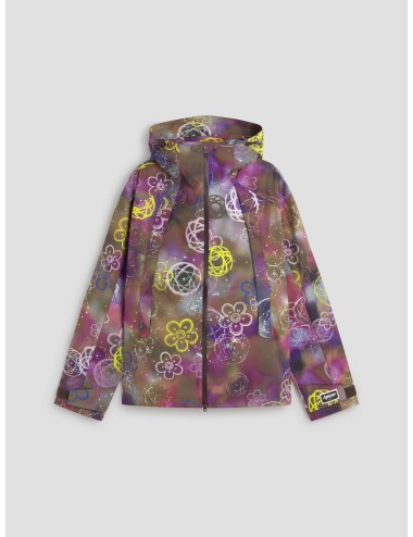 Cortavientos corto multicolor Kenzo hombre con capucha ajustable - MARFRANC