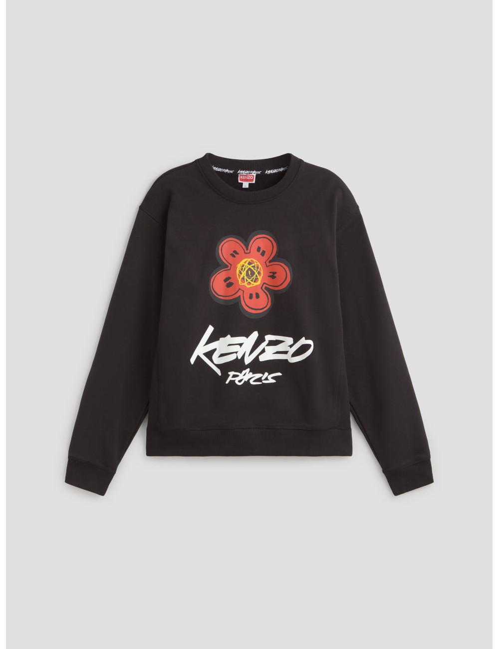 sudadera algodón hombre negra Kenzo estampado graffiti - MARFRANC sudadera algodón hombre negra Kenzo estampado graffiti - MARFRANC
