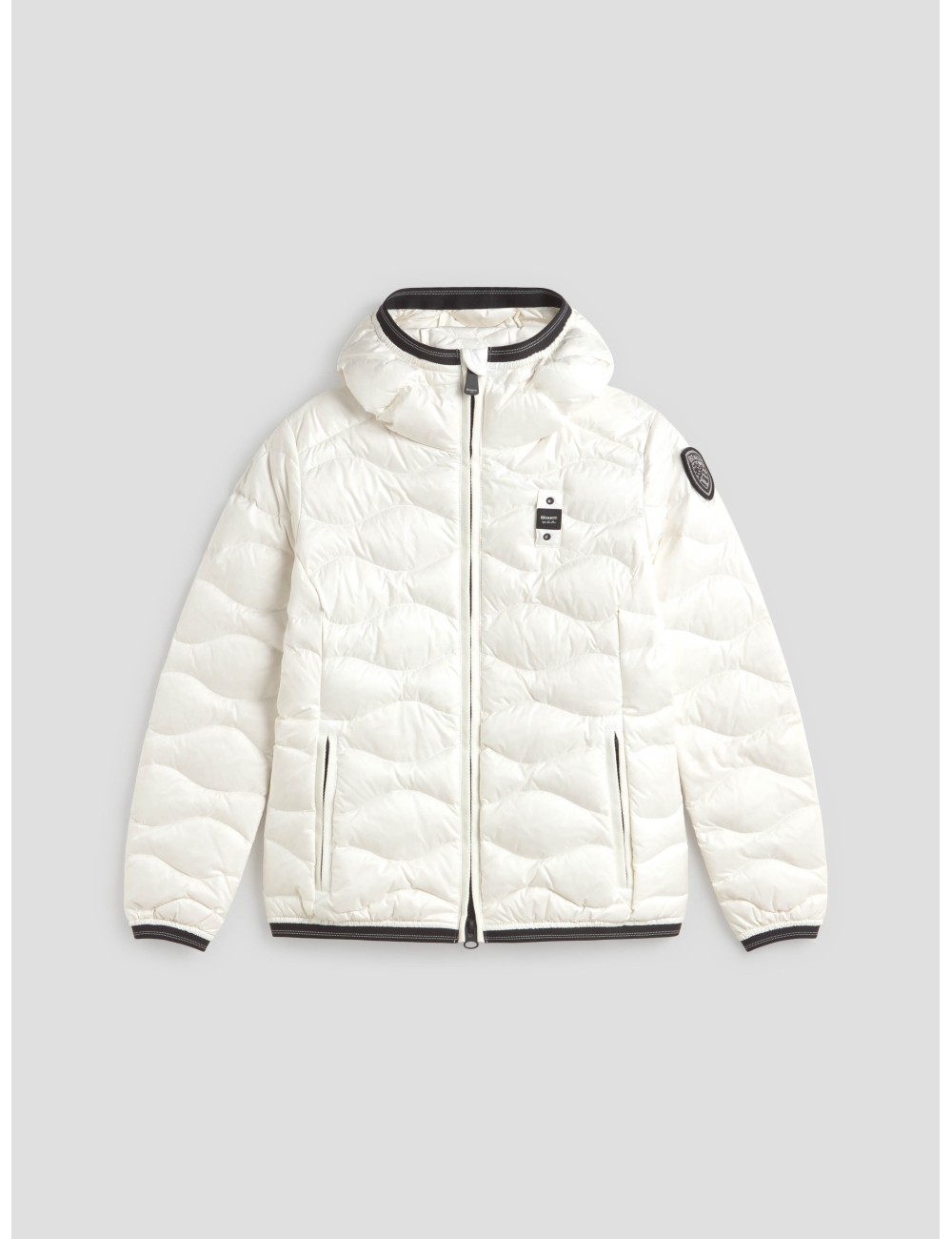 Plumífero Camelia de Blauer para mujer en nylon brillante con acolchado ondulado - MARFRANC Plumífero Camelia de Blauer para mujer en nylon brillante con acolchado ondulado - MARFRANC