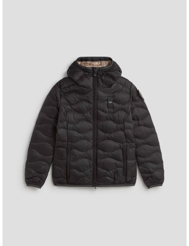 Plumífero Camelia de Blauer para mujer en nylon brillante con acolchado ondulado - MARFRANC