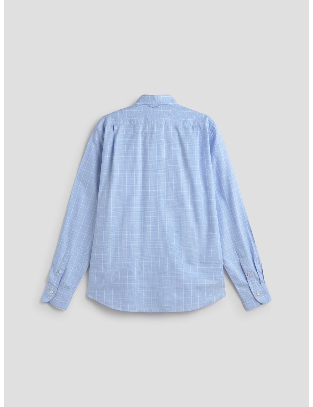camisa cuadros azul claro hombre MARFRANC