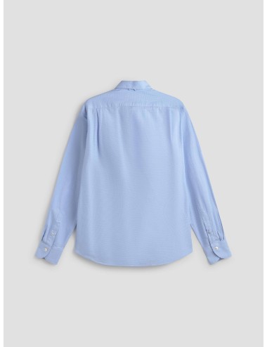 camisa cuadros azul claro hombre MARFRANC