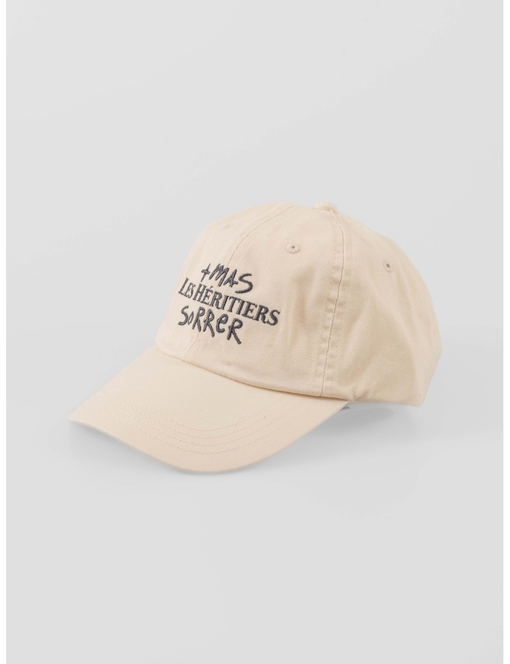 Gorra blanca LHXMS CAP Les Héritiers hombre algodón slogan frontal cierre hebilla - MARFRANC Gorra blanca LHXMS CAP Les Héritiers hombre algodón slogan frontal cierre hebilla - MARFRANC