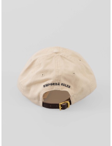 Gorra blanca LHXMS CAP Les Héritiers hombre algodón slogan frontal cierre hebilla - MARFRANC