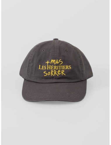 Gorra anthracite LHXMS CAP Les Héritiers hombre algodón slogan frontal cierre hebilla - MARFRANC