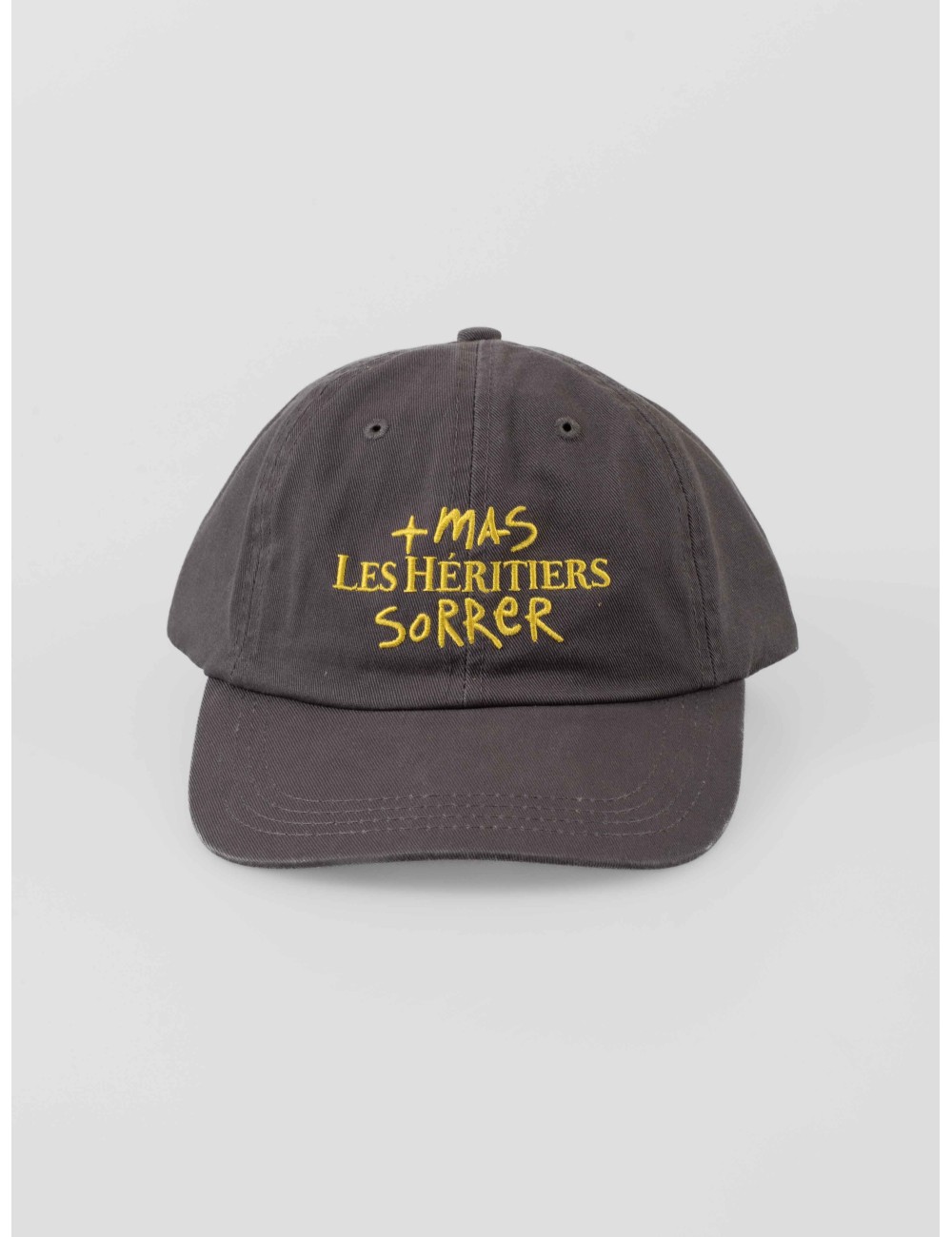 Gorra anthracite LHXMS CAP Les Héritiers hombre algodón slogan frontal cierre hebilla - MARFRANC Gorra anthracite LHXMS CAP Les Héritiers hombre algodón slogan frontal cierre hebilla - MARFRANC