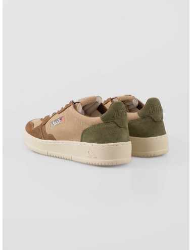 Zapatillas de hombre Autry Medalist Low en ante tricolor Land & Caper - MARFRANC