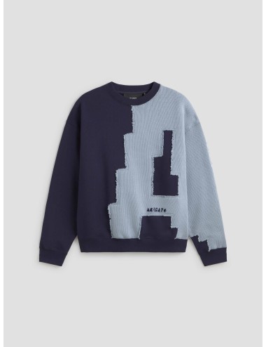 sudadera hombre navy Pixel A Axel Arigato algodón logotipo bordado - MARFRANC