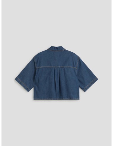Camisa vaquera cropped Enza en color denim de Weekend Max Mara para mujer - MARFRANC