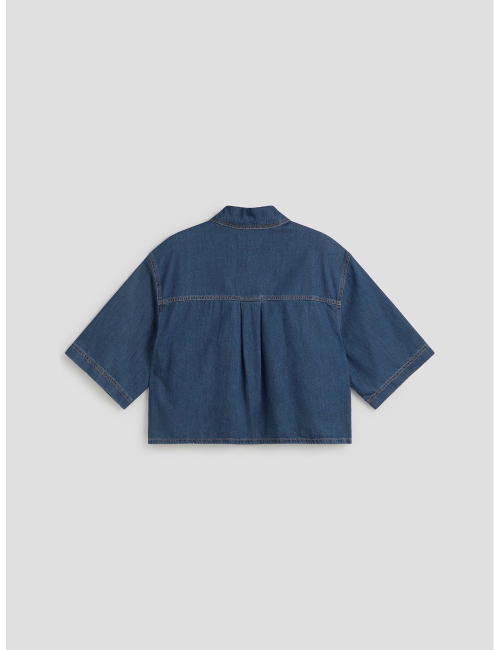 Camisa vaquera cropped Enza en color denim de Weekend Max Mara para mujer - MARFRANC Camisa vaquera cropped Enza en color denim de Weekend Max Mara para mujer - MARFRANC