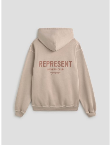 Sudadera Represent Owners Club malva hombre algodón serigrafiada - MARFRANC