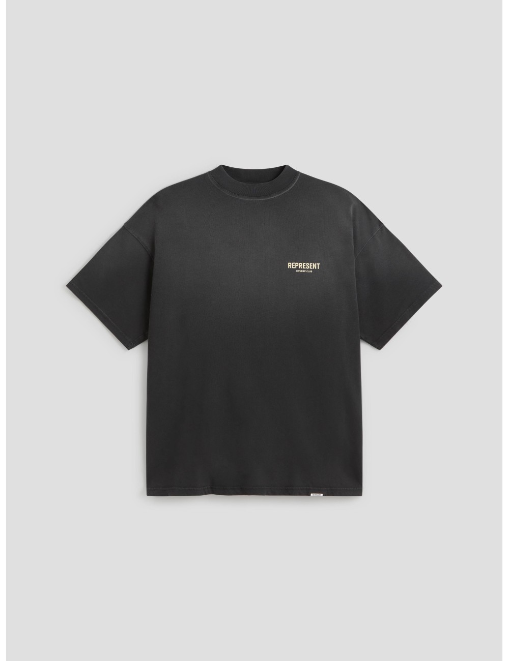 Camiseta Represent Owners Club negra hombre algodón serigrafiada - MARFRANC