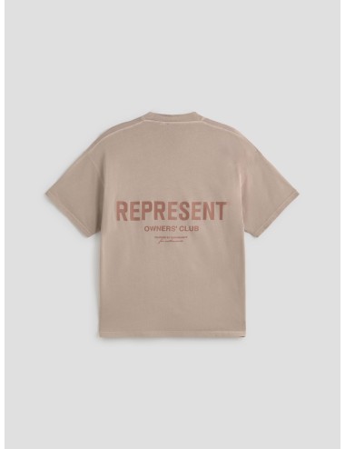Camiseta Represent Owners Club malva hombre algodón serigrafiada - MARFRANC
