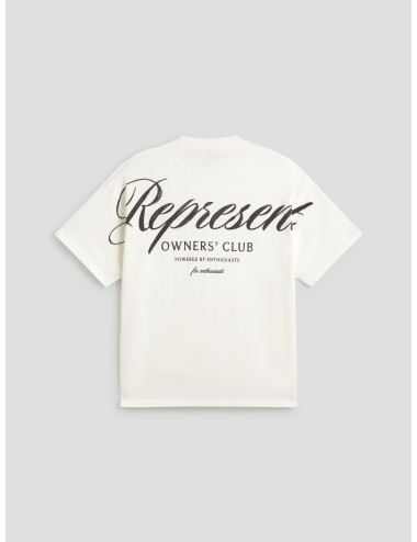 Camiseta Represent Owners Club blanca hombre algodón serigrafiada - MARFRANC