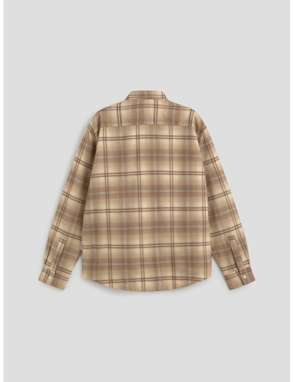 camisa franela camel NN.07 hombre algodón orgánico - MARFRANC camisa franela camel NN.07 hombre algodón orgánico - MARFRANC