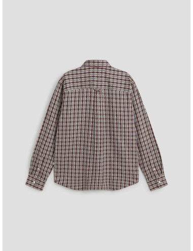 camisa nn07 colby wine hombre algodón orgánico - MARFRANC
