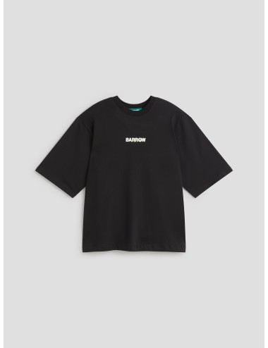 Camiseta de hombre Barrow en color negro con diseño oversize y estilo gráfico característico de la marca - MARFRANC