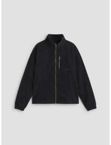 Chaqueta Fleece Zip-Up Night azul marino de New Amsterdam para hombre - MARFRANC