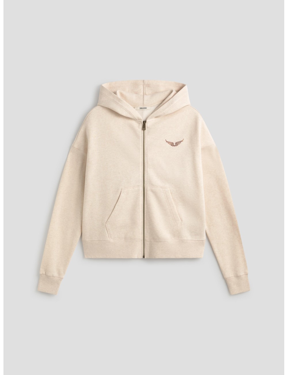 Sudadera MIA con capucha para mujer de Zadig&Voltaire en color Light Sugar - MARFRANC Sudadera MIA con capucha para mujer de Zadig&Voltaire en color Light Sugar - MARFRANC