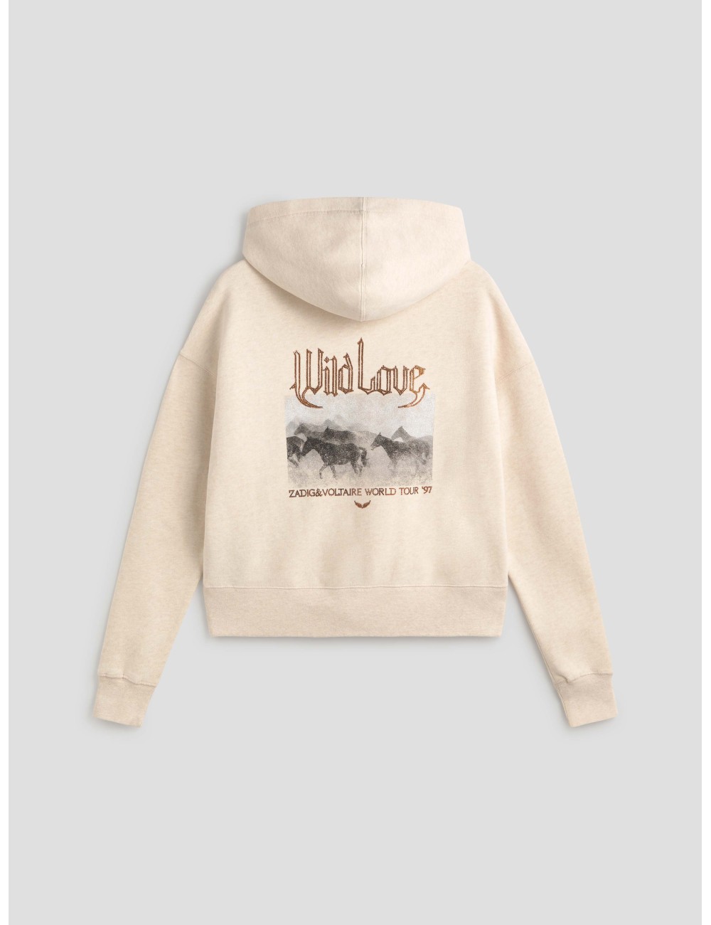 Sudadera MIA con capucha para mujer de Zadig&Voltaire en color Light Sugar - MARFRANC Sudadera MIA con capucha para mujer de Zadig&Voltaire en color Light Sugar - MARFRANC