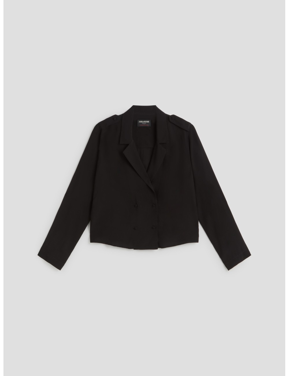 Camisa negra de mujer Tussi Soft de Zadig & Voltaire - MARFRANC Camisa negra de mujer Tussi Soft de Zadig & Voltaire - MARFRANC