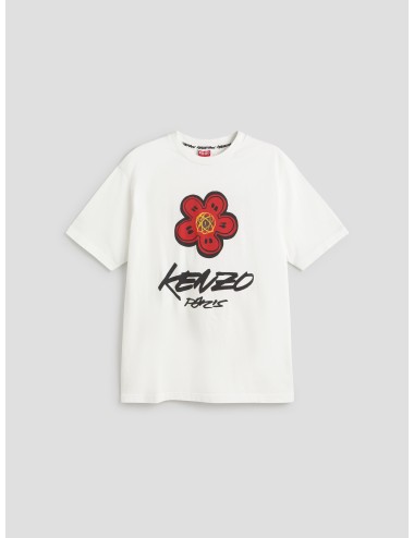 Camiseta blanca para hombre Kenzo x Futura 2000 - MARFRANC