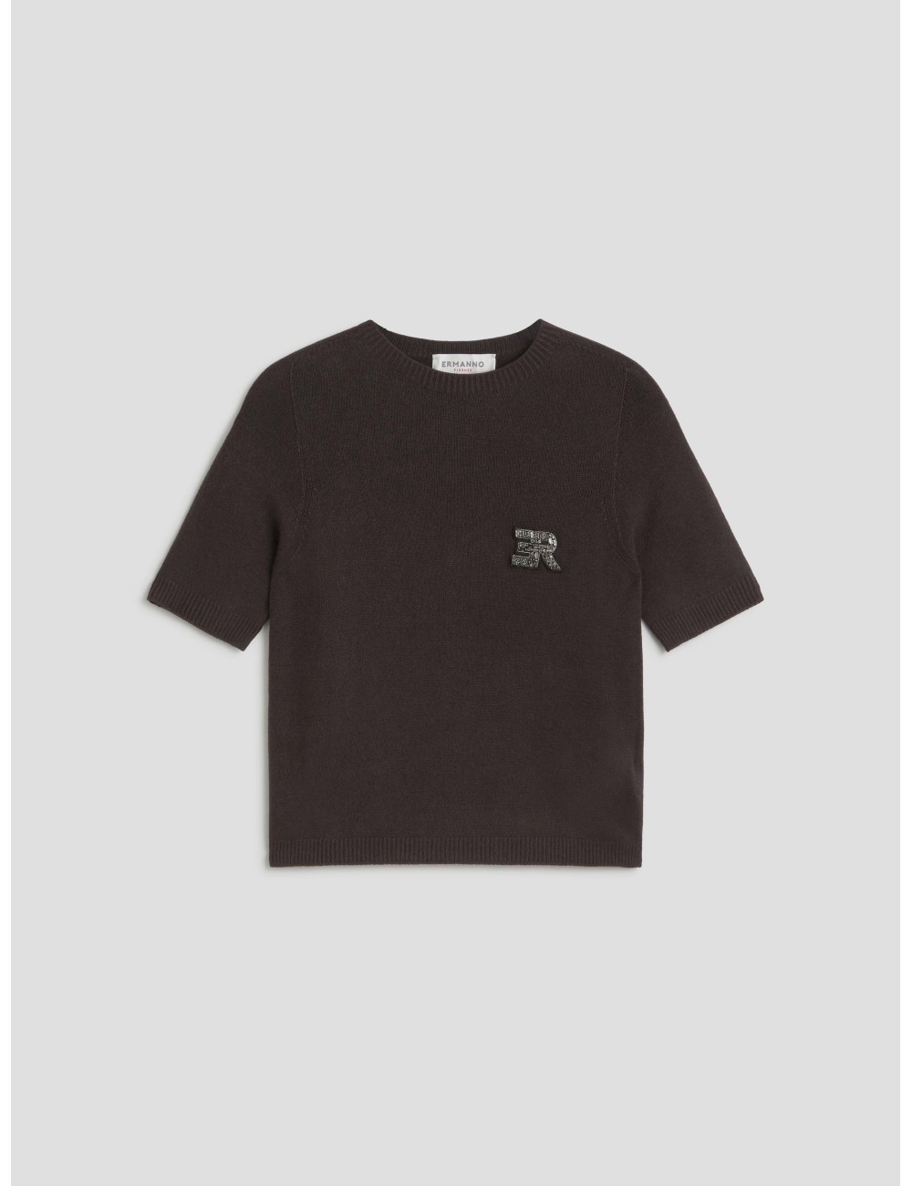 Camiseta de punto de ERMANNO, en color moro - MARFRANC