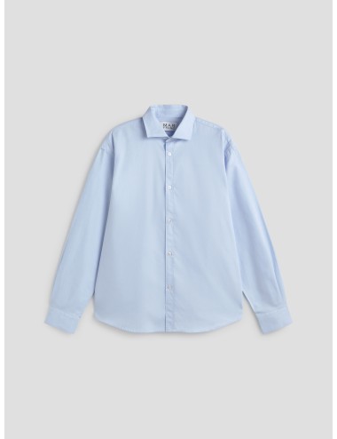 camisa azul claro algodón hombre MARFRANC