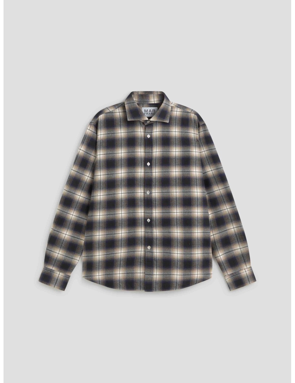 Camisa de cuadros multicolor para hombre de MARFRANC Camisa de cuadros multicolor para hombre de MARFRANC