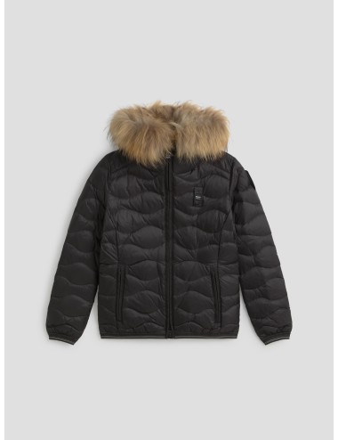 Plumífero Camelia de Blauer para mujer en nylon brillante con acolchado ondulado - MARFRANC