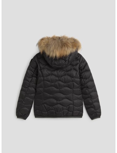 Plumífero Camelia de Blauer para mujer en nylon brillante con acolchado ondulado - MARFRANC